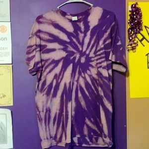 Self tie dyed shirt